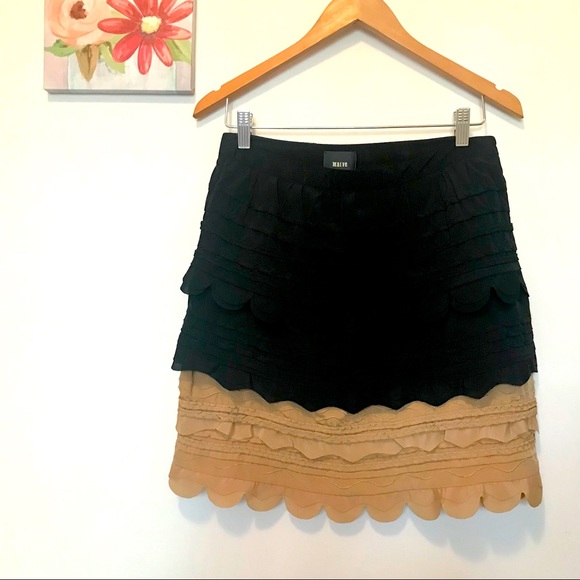 Anthropologie MaEve ruffled skirt - Picture 2 of 10